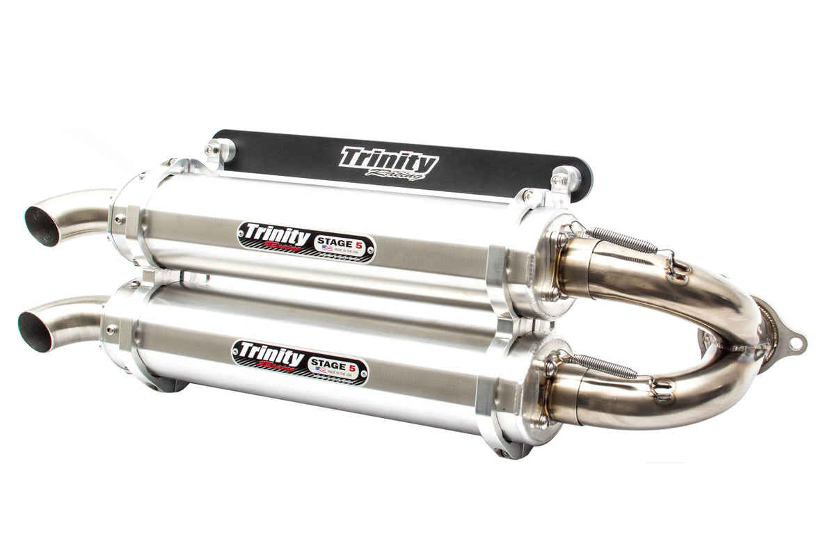 Trinity Racing Exhaust Tips Trinity Racing RZR TURBO/S Slip On Exhaust - Pivotal Motorsports