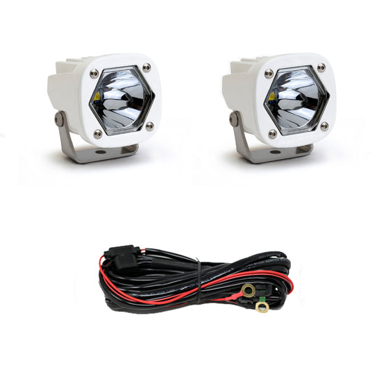 S1 White LED Auxiliary Light Pod Pair
