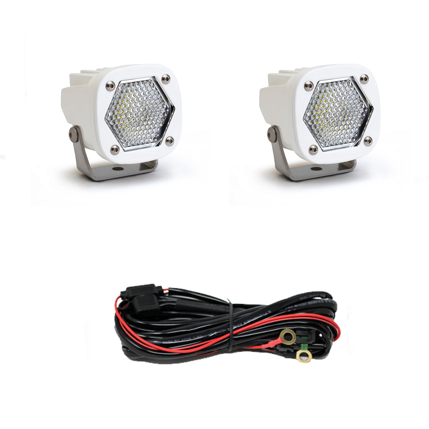 S1 White LED Auxiliary Light Pod Pair