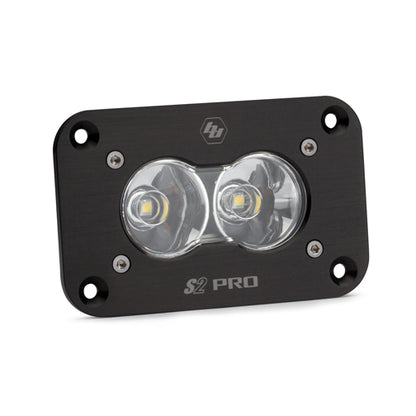 S2 Pro Black Flush Mount LED Auxiliary Light Pod