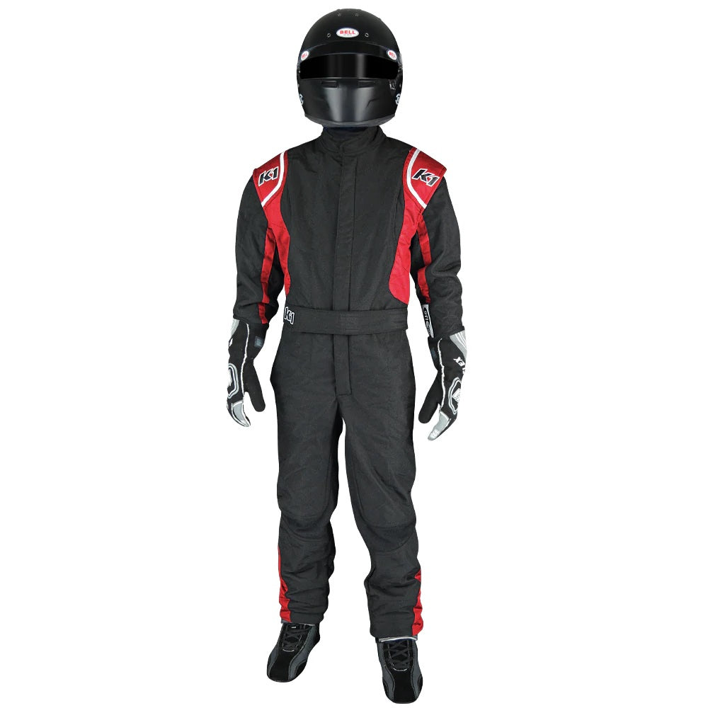 Suit Precision II 4X- Small Black/Red