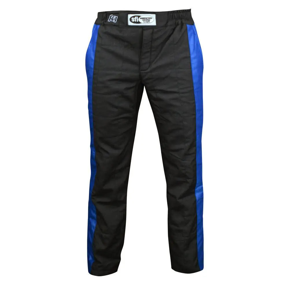Pant Sportsman Black / Blue Medium / Large-Safety Equipment,Safety Clothing,Driving Pants-K1 RACEGEAR-Pivotal Motorsports